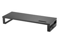Equip 650881 Desktop-Monitor-Ständer mit USB - Freistehend - 15 kg - Schwarz