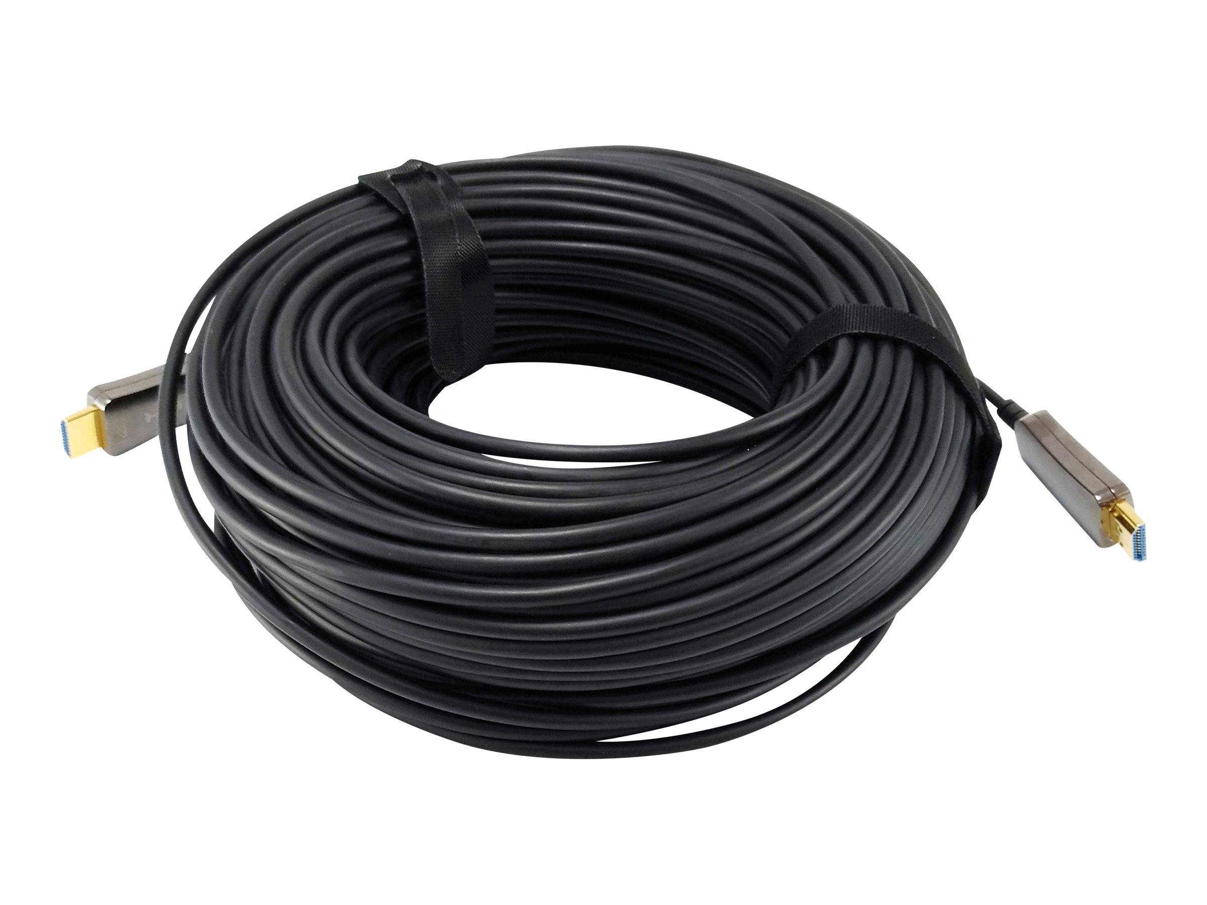 Equip Life - Highspeed - HDMI-Kabel mit Ethernet - HDMI männlich zu HDMI männlich - 70 m - 4K Unterstützung, Active Opti