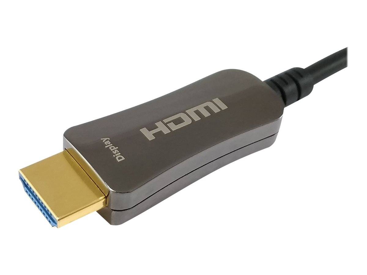 Equip Life - Highspeed - HDMI-Kabel mit Ethernet - HDMI männlich zu HDMI männlich - 70 m - 4K Unterstützung, Active Opti