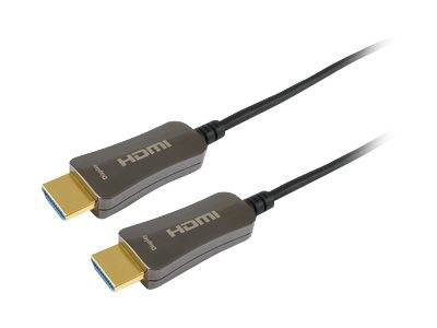 Equip Life - Highspeed - HDMI-Kabel mit Ethernet - HDMI männlich zu HDMI männlich - 50 m - 4K Unterstützung, Active Opti
