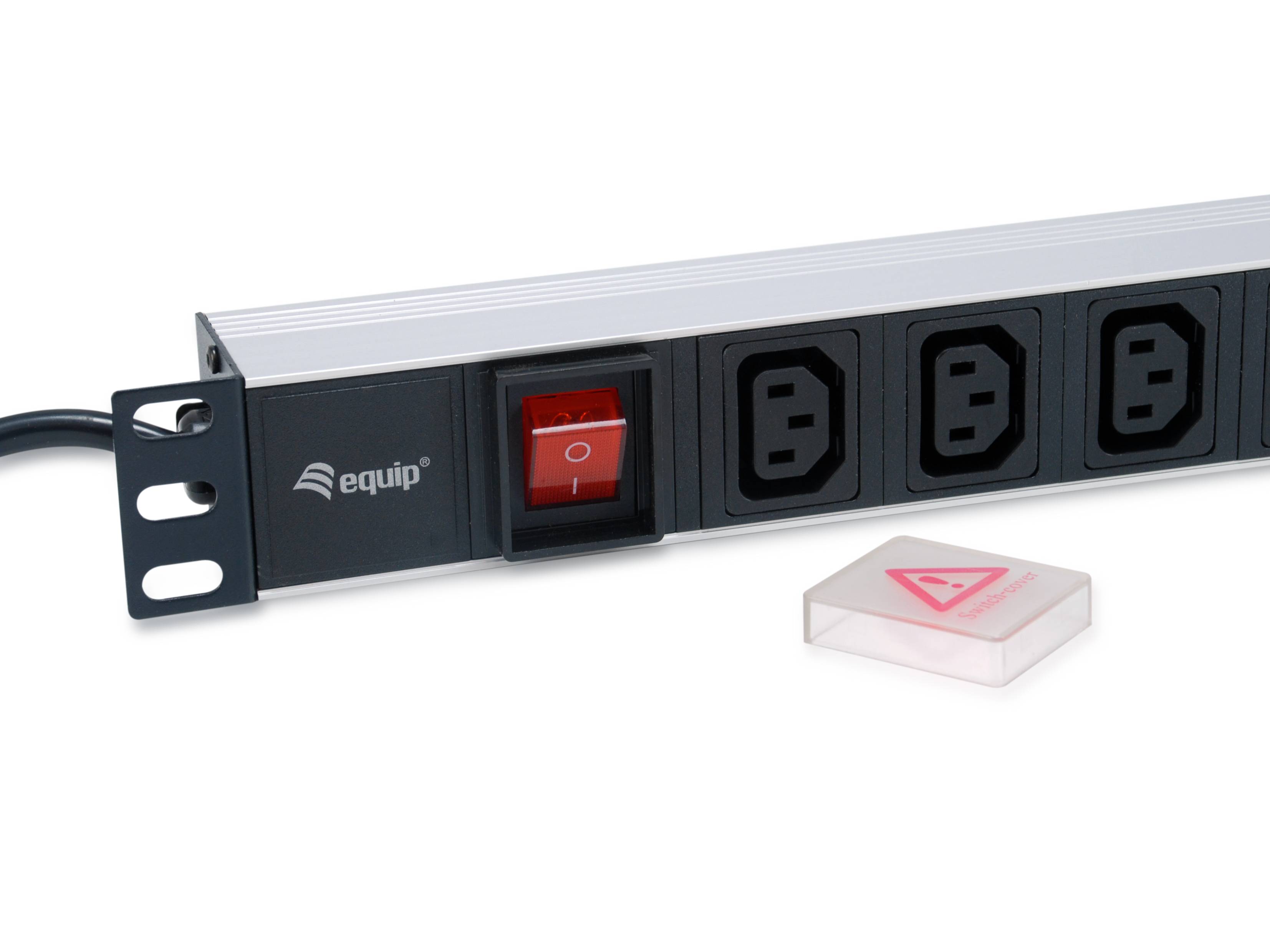 equip Pro - Stromverteilungseinheit (Rack - einbaufähig) - Wechselstrom 220-240 V - 2500 Watt - Eingabe, Eingang IEC 603