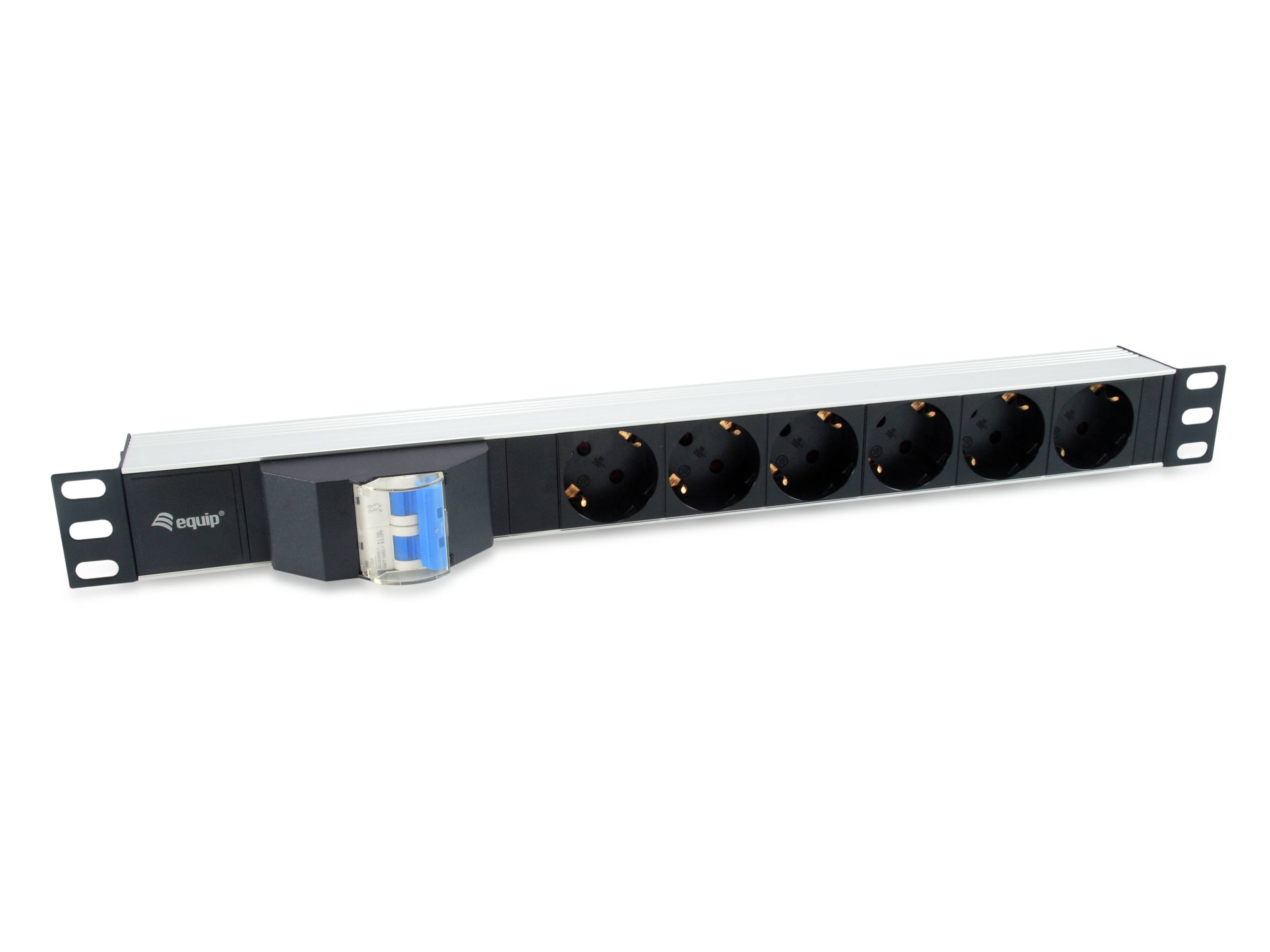 equip Pro - Stromverteilungseinheit (Rack - einbaufähig) - Wechselstrom 220-240 V - 3500 Watt - Eingabe, Eingang power C