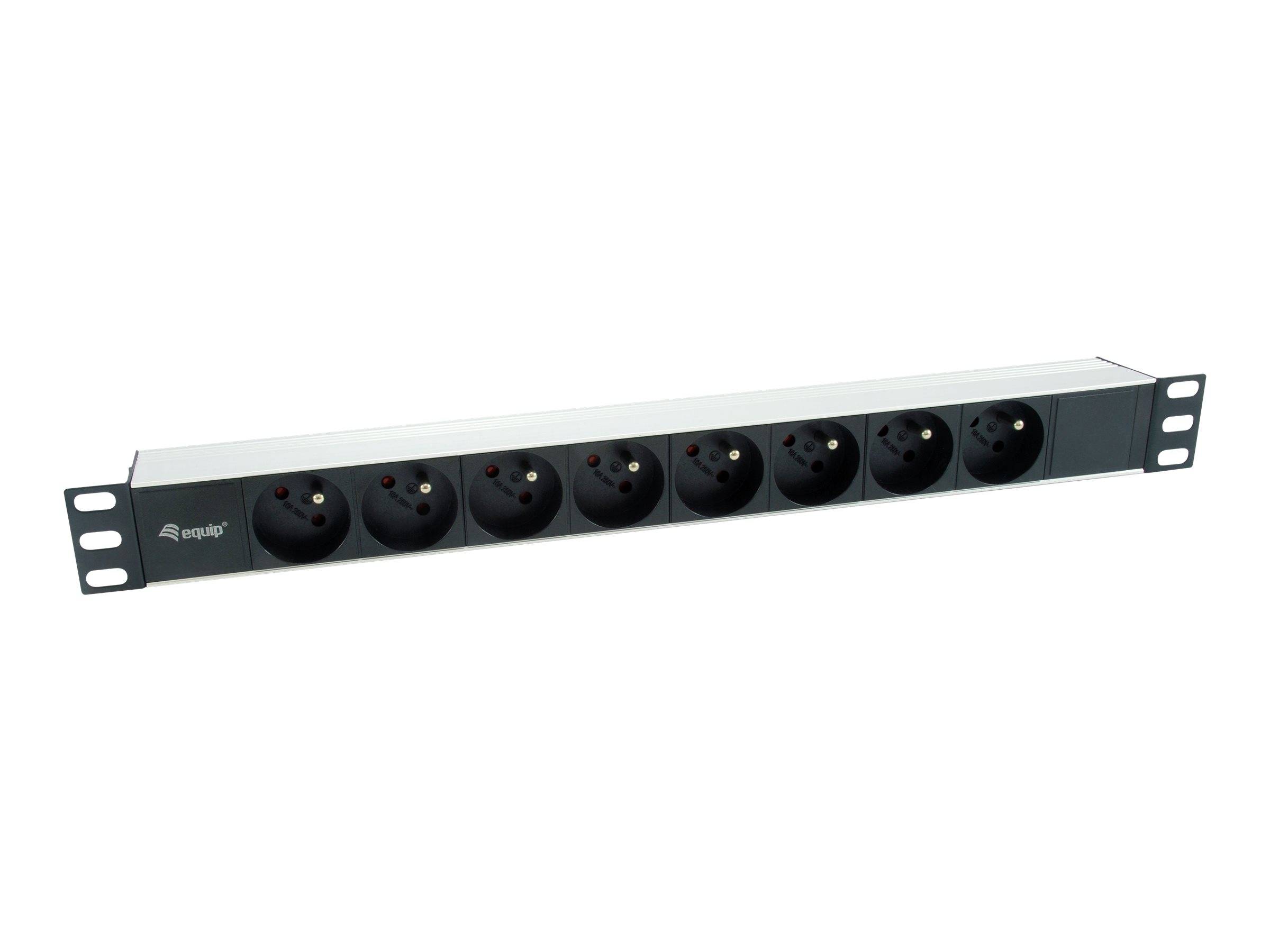 equip Pro - Stromverteilungseinheit (Rack - einbaufähig) - Wechselstrom 220-240 V - 3500 Watt - Eingabe, Eingang power C