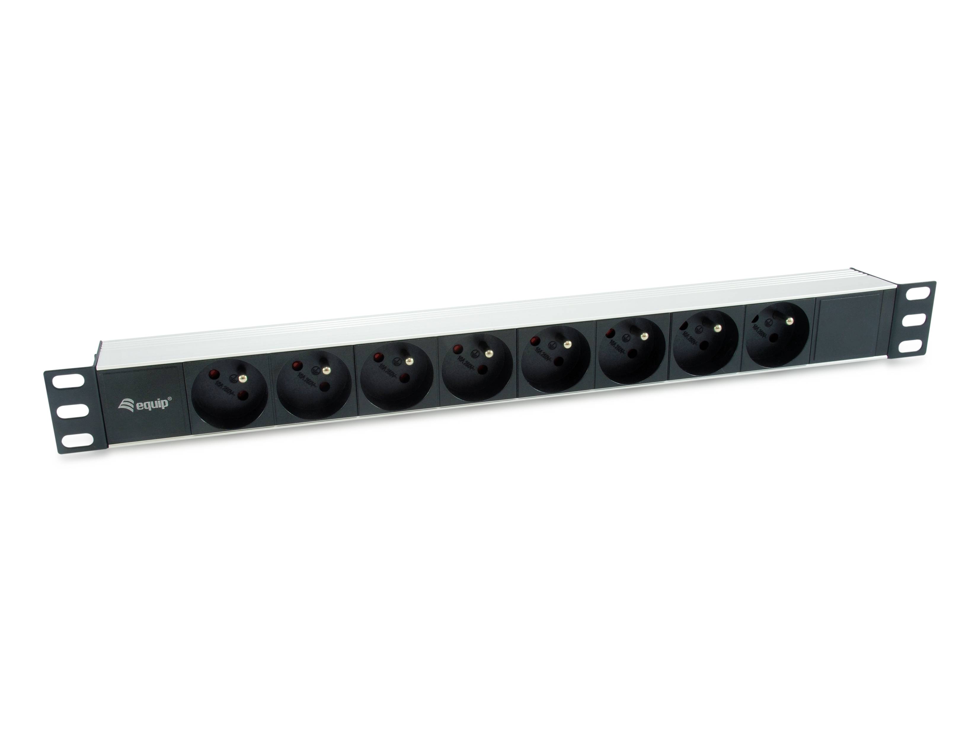 equip Pro - Stromverteilungseinheit (Rack - einbaufähig) - Wechselstrom 220-240 V - 3500 Watt - Eingabe, Eingang power C