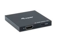 Equip 332715 - HDMI - 2x HDMI - 3840 x 2160 Pixel - Schwarz - Aluminium - 4K Ultra HD