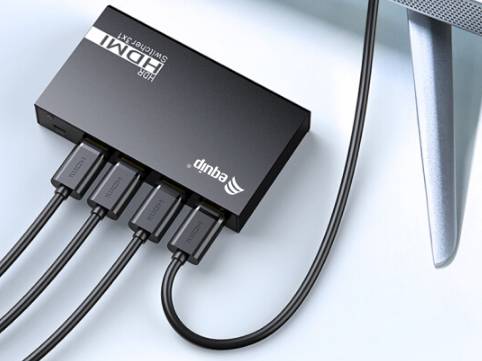 Equip 332725 - HDMI - Aluminium - Schwarz - 60 Hz - 3840 x 2160 - 7.1 Kanäle