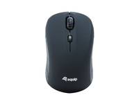 Equip Optische Mini Maus kabellos - Beidhändig - Optisch - RF Wireless - 1600 DPI - Schwarz