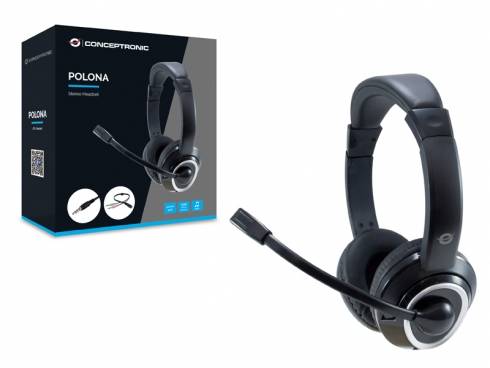 Conceptronic POLONA02BA - Headset - On-Ear - kabelgebunden