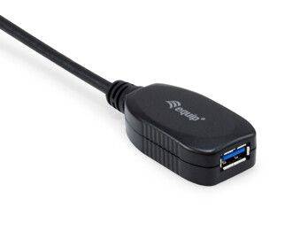 Equip 133346, 5 m, USB A, USB A, USB 3.2 Gen 1 (3.1 Gen 1), 5000 Mbit/s, Schwarz