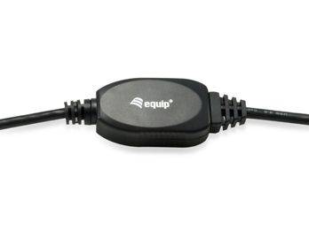 Equip 133347, 10 m, USB A, USB A, USB 3.2 Gen 1 (3.1 Gen 1), 5000 Mbit/s, Schwarz