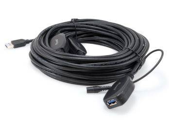 Equip 133348 - 15 m - USB A - USB A - USB 3.2 Gen 1 (3.1 Gen 1) - 5 Gbit/s - Schwarz