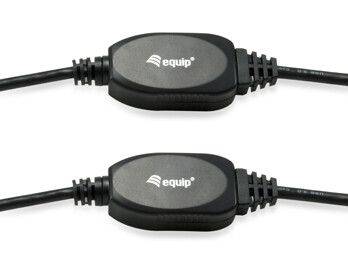 Equip 133348 - 15 m - USB A - USB A - USB 3.2 Gen 1 (3.1 Gen 1) - 5 Gbit/s - Schwarz