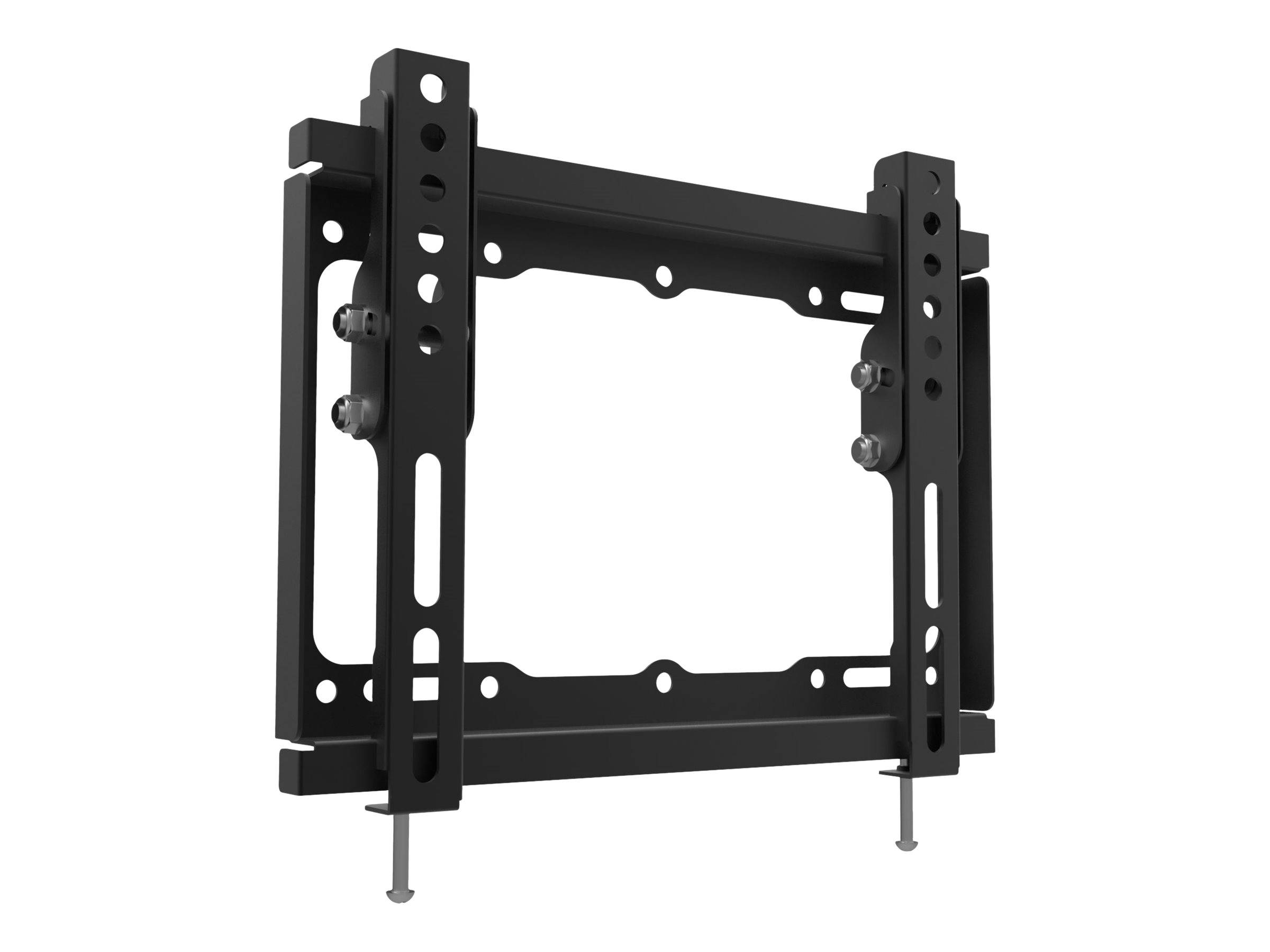 equip - Befestigungskit (Montageklammer, Slide-in-Platte) - für LCD-Display - Kunststoff, stainless steel - Schwarz - Bi