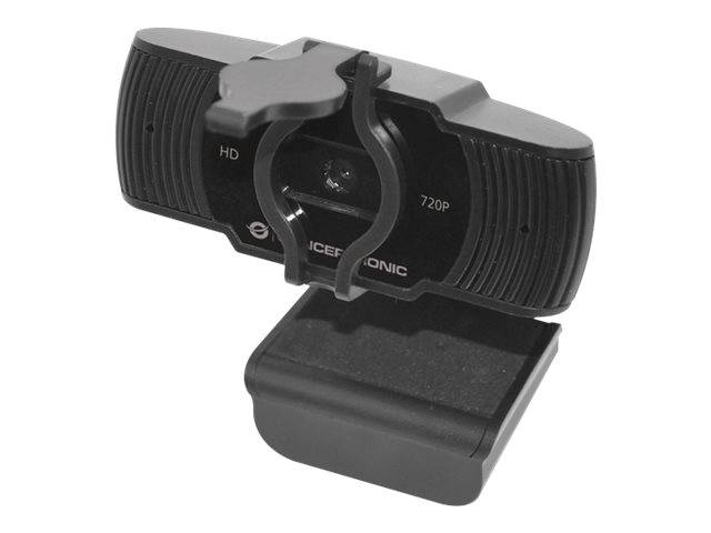 Conceptronic AMDIS 1080P FullHD Webcam mit Mikrofon, 1920 x 1080 Pixel, Full HD, 30 fps, 1280x720@30fps, 1920x1080@30fps