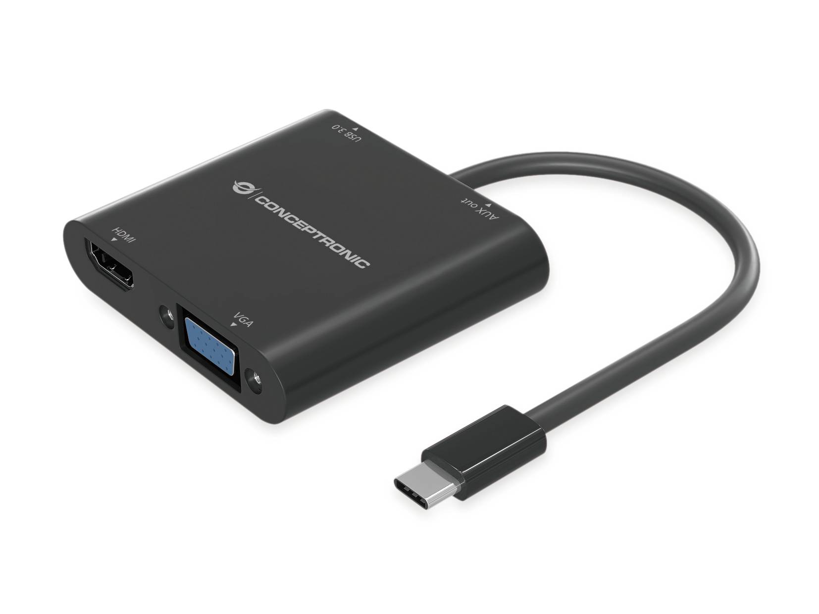 Conceptronic DONN09B - Dockingstation - USB-C