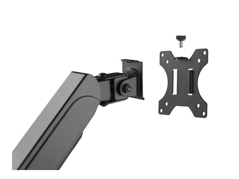 equip - Befestigungskit (Klemmmontagesockel, Tischplattenbohrung, Halterung für Display, Schrauben) - Gasfeder - für 3 L