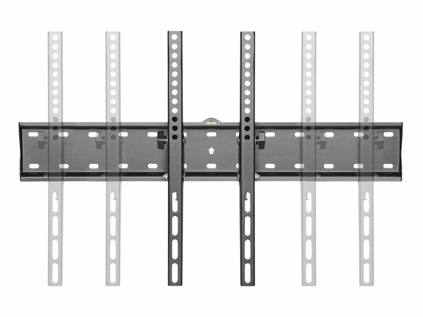 Equip 650332, 177,8 cm (70 Zoll), 200 x 200 mm, 600 x 400 mm, -12 - 12°, Edelstahl, Schwarz