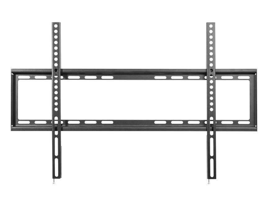 Equip Halterung - Ultra-dünn - für Curved Panel/Flat Panel - fest - stainless steel - Schwarz (37"-75")