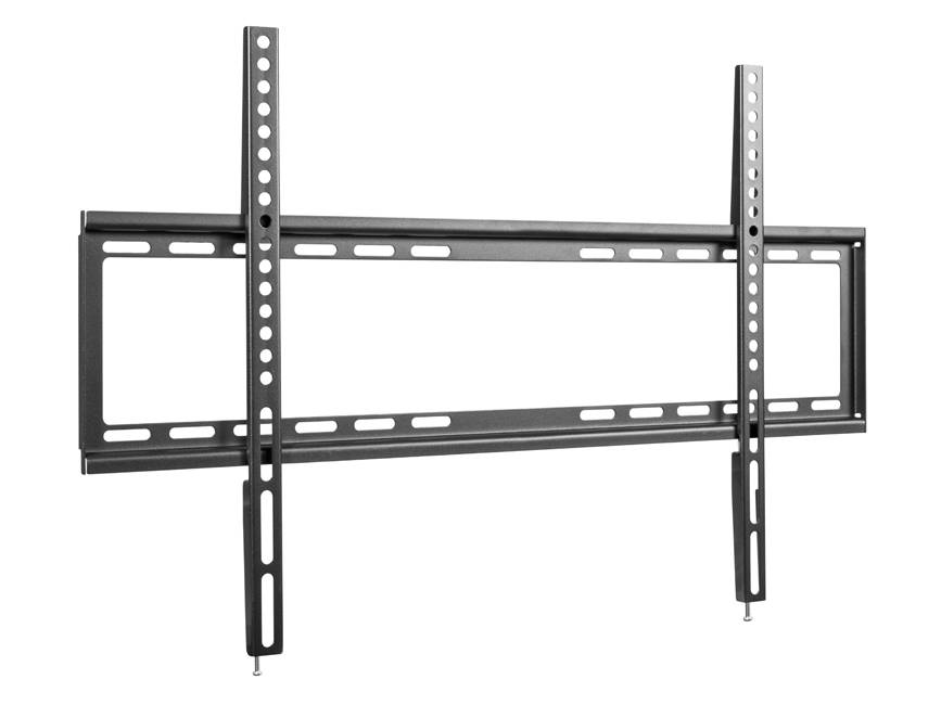 Equip Halterung - Ultra-dünn - für Curved Panel/Flat Panel - fest - stainless steel - Schwarz (37"-75")