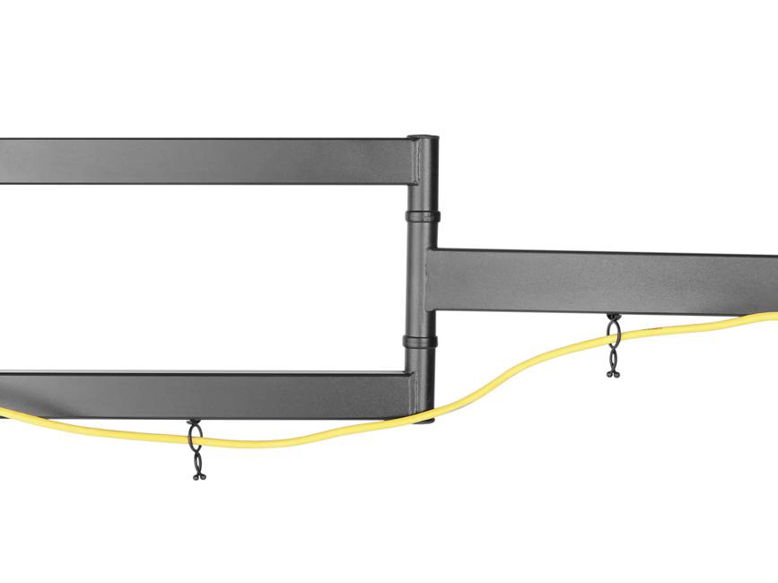 Equip Halterung - Voll beweglich - für LCD-Display / Curved LCD-Display - articulating - stainless steel - Schwarz - Bildschirmgröße: 81.3-139.7 cm