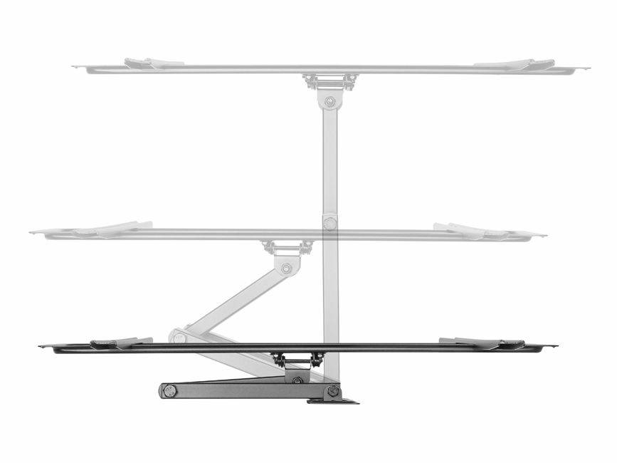 Equip 650342, 177,8 cm (70 Zoll), 200 x 200 mm, 600 x 400 mm, -15 - 10°, Edelstahl, Schwarz
