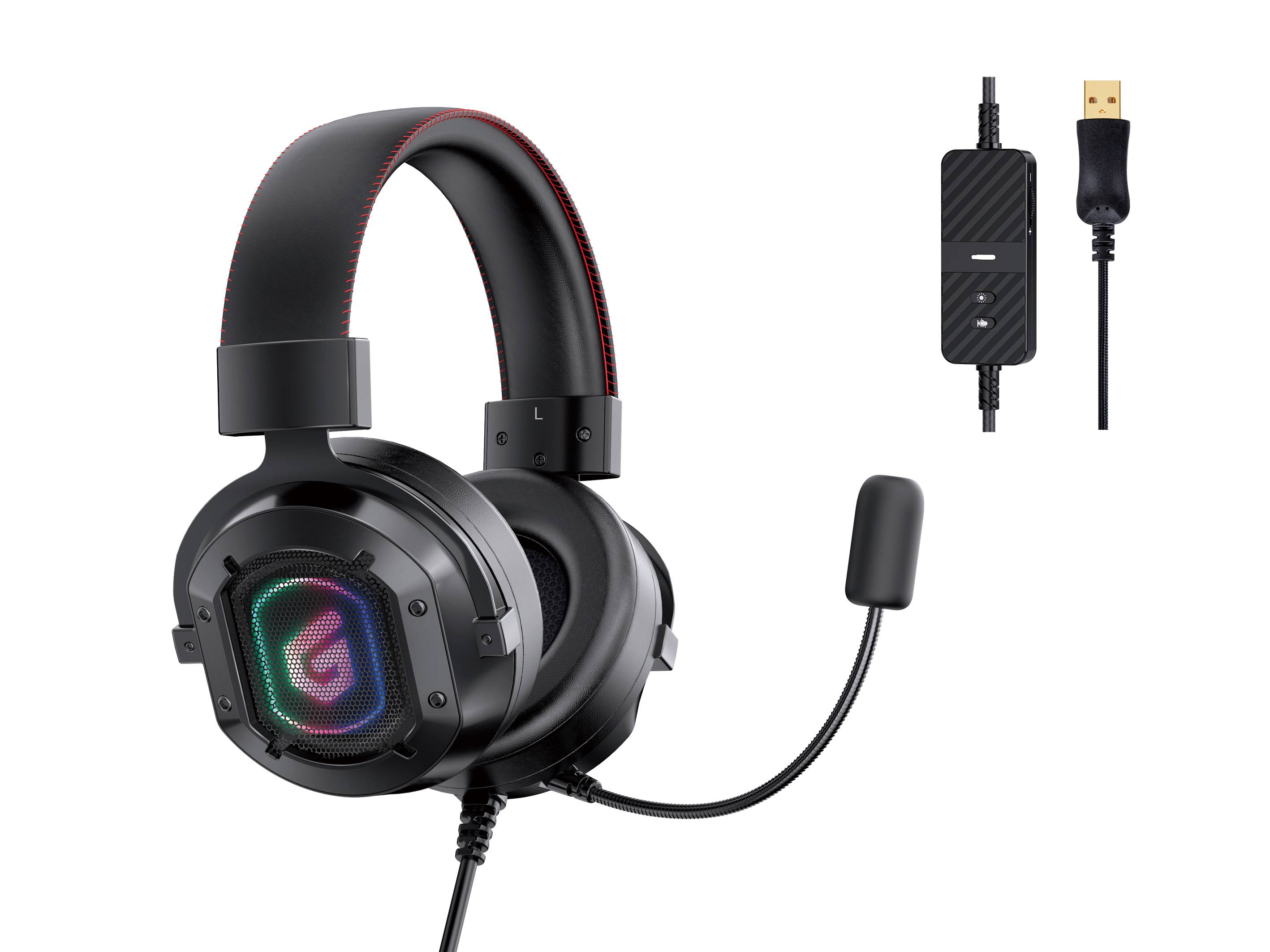 Conceptronic ATHAN02B - Headset - 7.1-Kanal - ohrumschließend