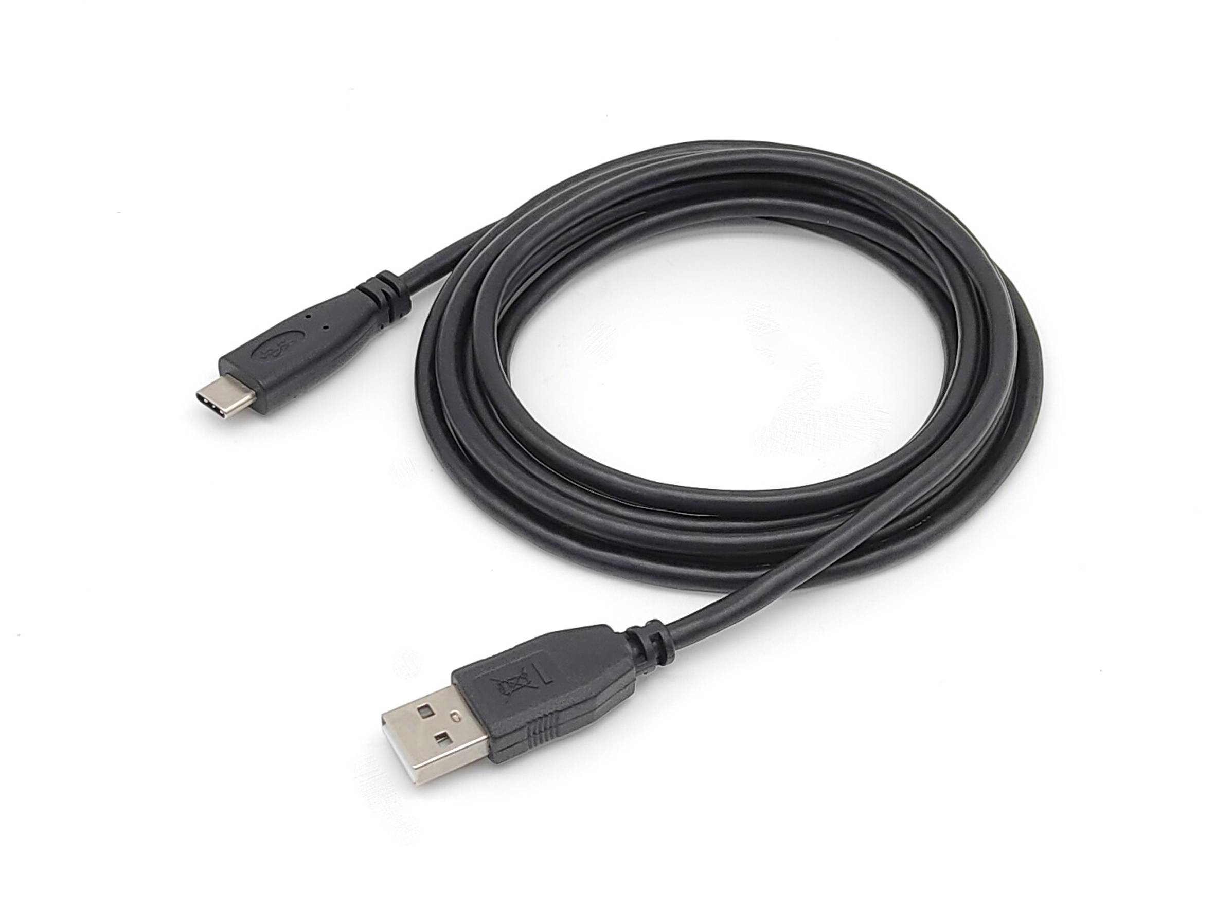 Equip USB 2.0 Typ C auf Typ A Kabel, M/M, 2.0 m, 2 m, USB A, USB C, USB 2.0, 480 Mbit/s, Schwarz
