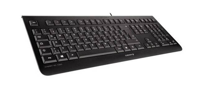 CHERRY KC 1000 - Tastatur - Spanisch - Schwarz