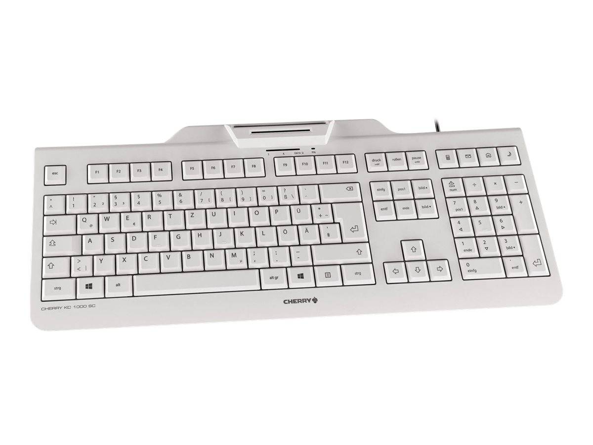 CHERRY KC 1000 SC - Tastatur - Belgien - Pale