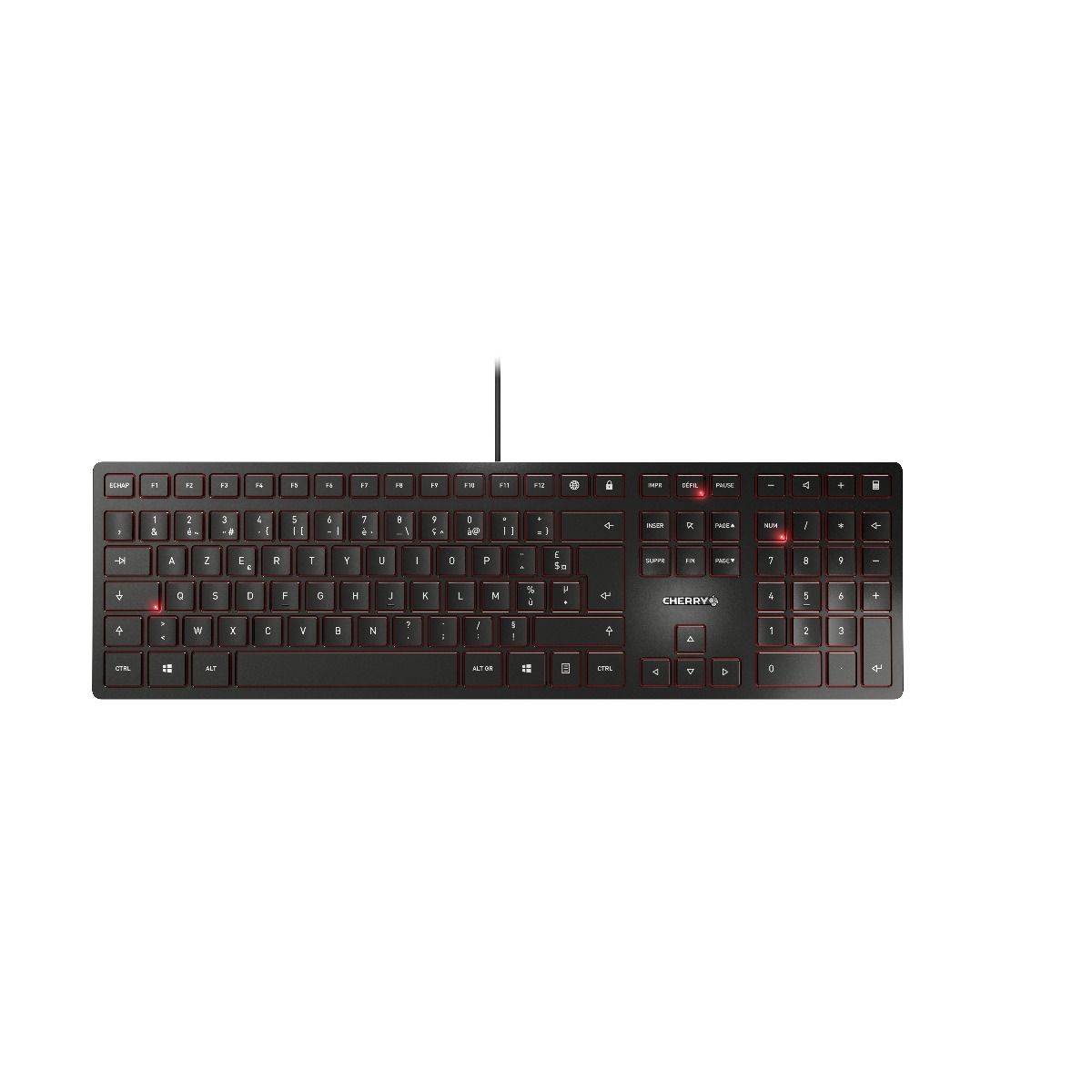 CHERRY KC 6000 SLIM - Tastatur - USB - Belgien