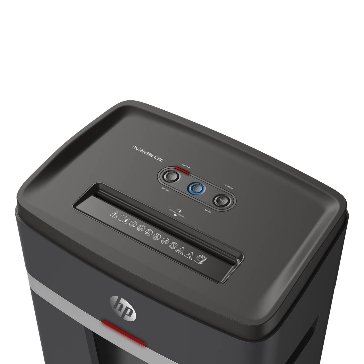 HP Aktenvernichter Pro Shredder 12MC 12 Blatt Sicherheitsstufe P-5