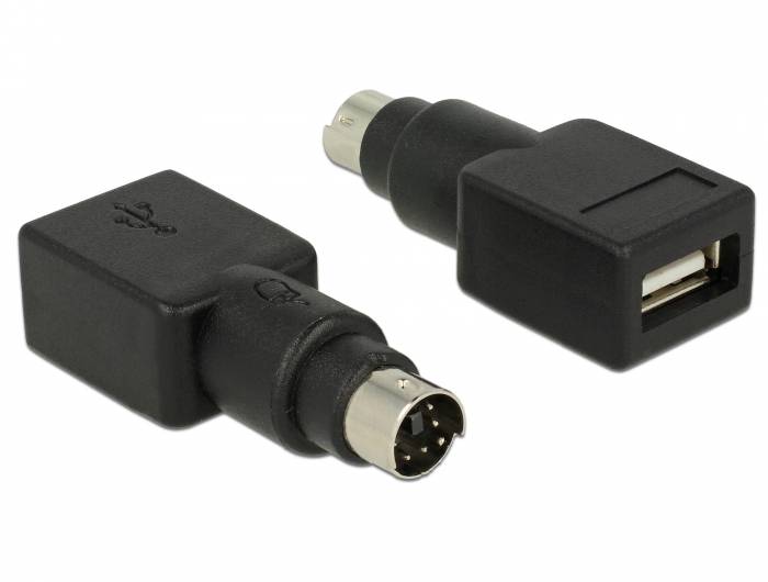 Delock - Tastatur- / Maus-Adapter - PS/2 (M)