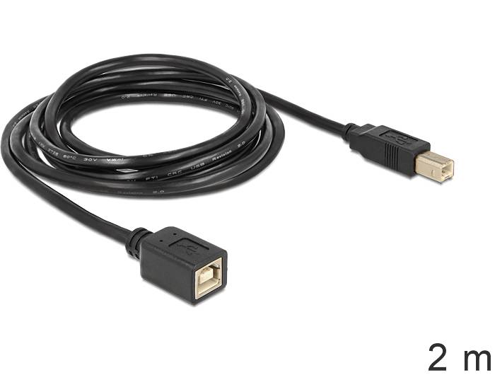 Delock - USB-Verlängerungskabel - USB Typ B (W)