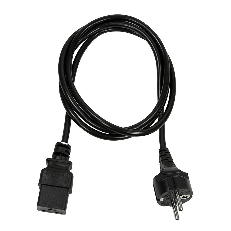 LogiLink - Stromkabel - CEE 7/7 (M) gerade bis IEC 60320 C19 gerade