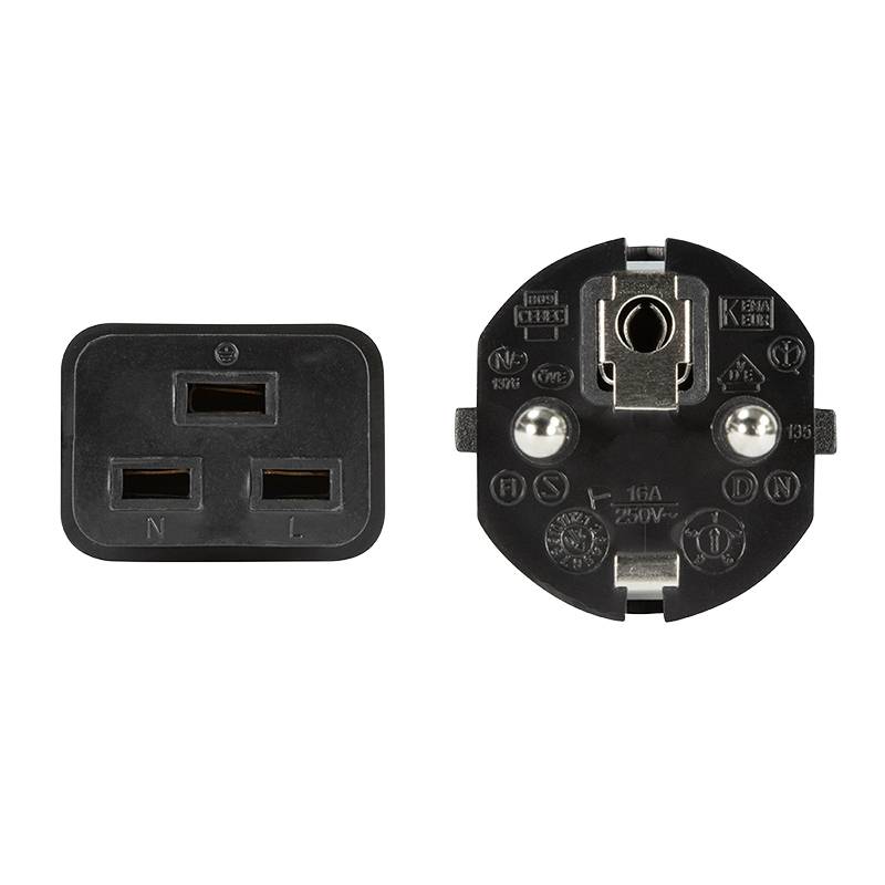 LogiLink - Stromkabel - CEE 7/7 (M) gerade bis IEC 60320 C19 gerade