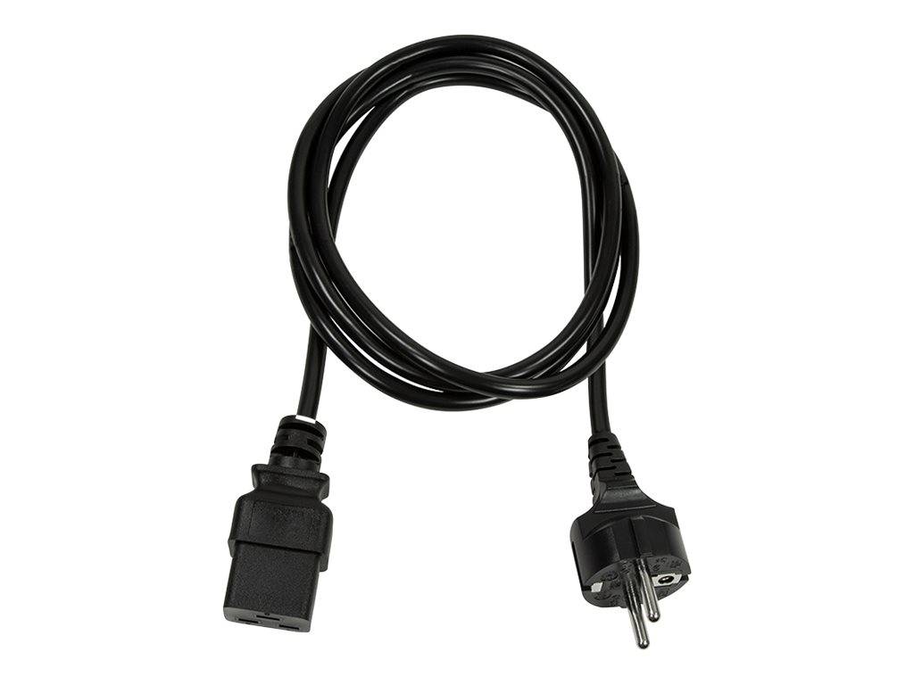 LogiLink - Stromkabel - CEE 7/7 (M) gerade bis IEC 60320 C19 gerade