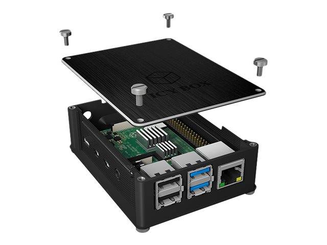 RaidSonic ICY BOX IB-RP110 - Hülle - Kunststoff, Aluminium