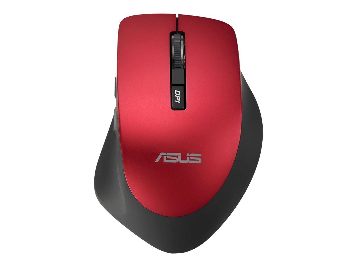 ASUS WT425 - Maus - Für Rechtshänder - optisch - 6 Tasten - kabellos - 2.4 GHz - kabelloser Empfänger (USB)