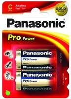 Panasonic 1x2 LR14PPG, Einwegbatterie, Alkali, 1,5 V, 2 Stück(e), Blau, Gold, Rot, 25,7 mm
