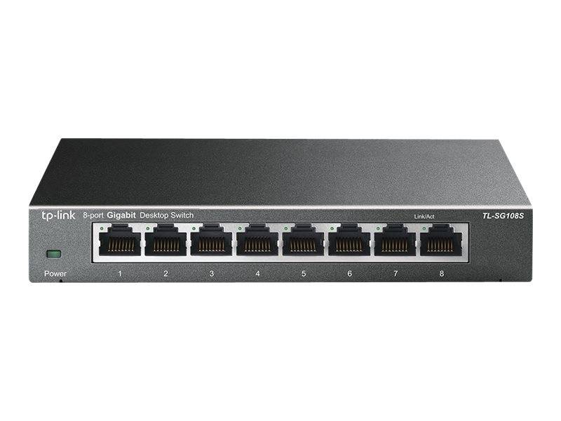 TP-Link TL-SG108S - Switch - 8 x 10/100/1000