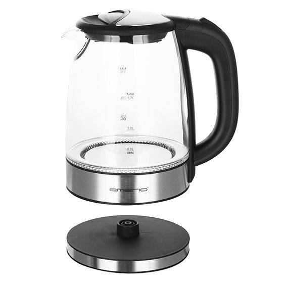 Emerio Wasserkocher, 1.7L, kabellos, BPA-frei