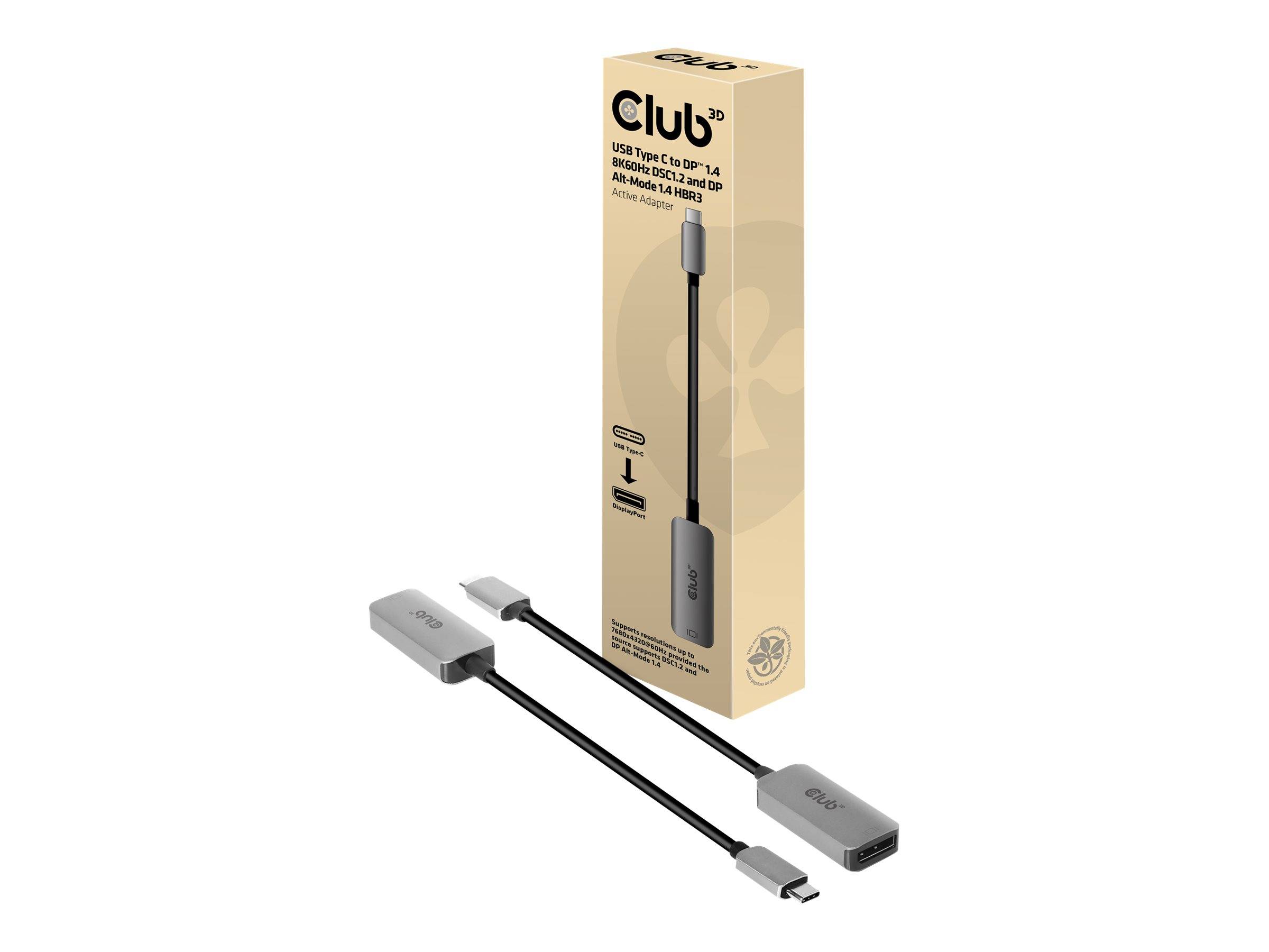 Club 3D CAC-1567 - DisplayPort-Adapter - USB-C (M)
