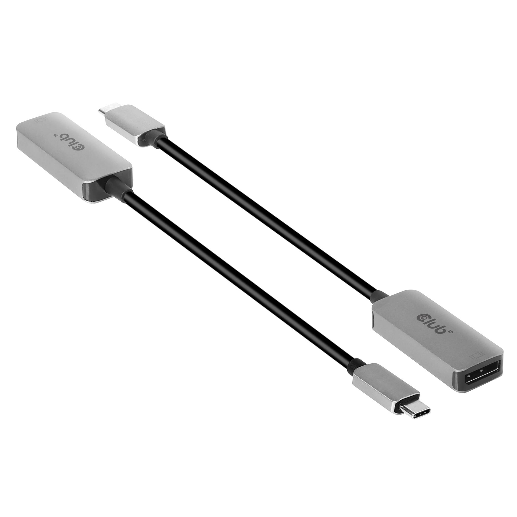 Adapter 24-poliger USB-C-Stecker Eingang auf 20-polige Display Port-Buchse Ausgang 22 cm