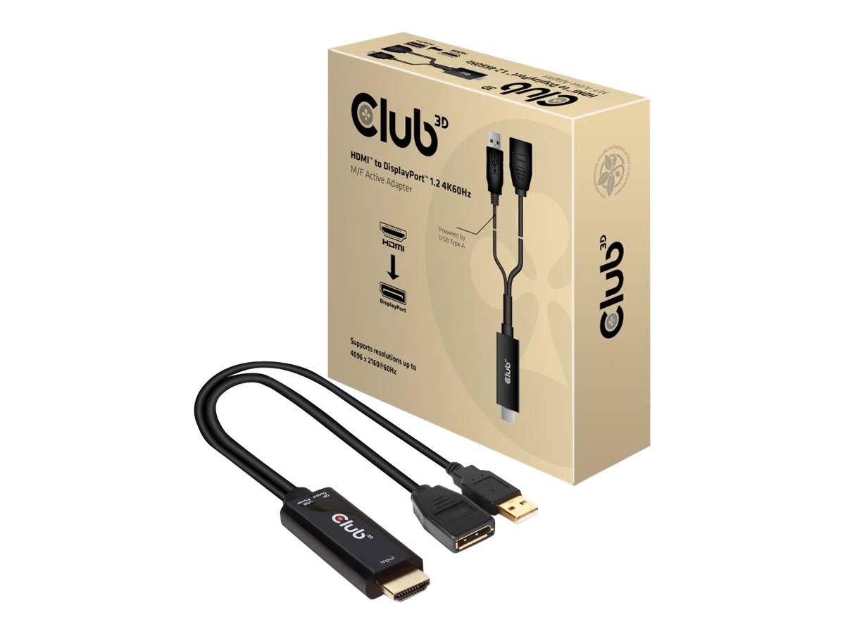 Club 3D - Videoadapter - HDMI männlich zu DisplayPort weiblich