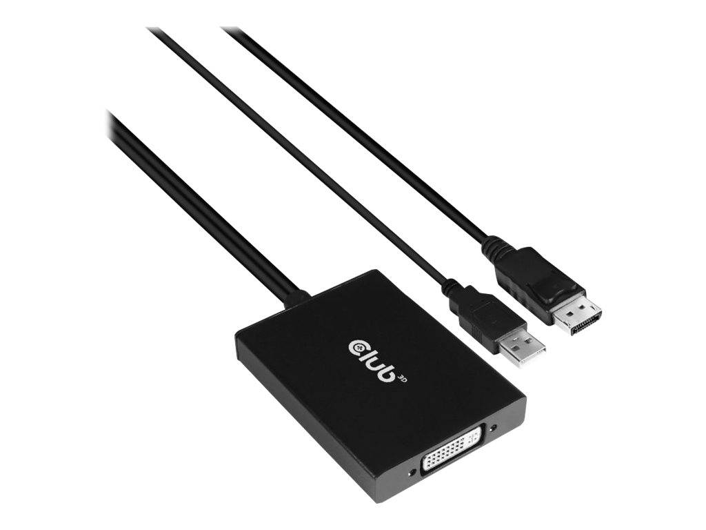 Club 3D - DisplayPort/DVI-Adapter - Dual Link - USB (nur Strom)