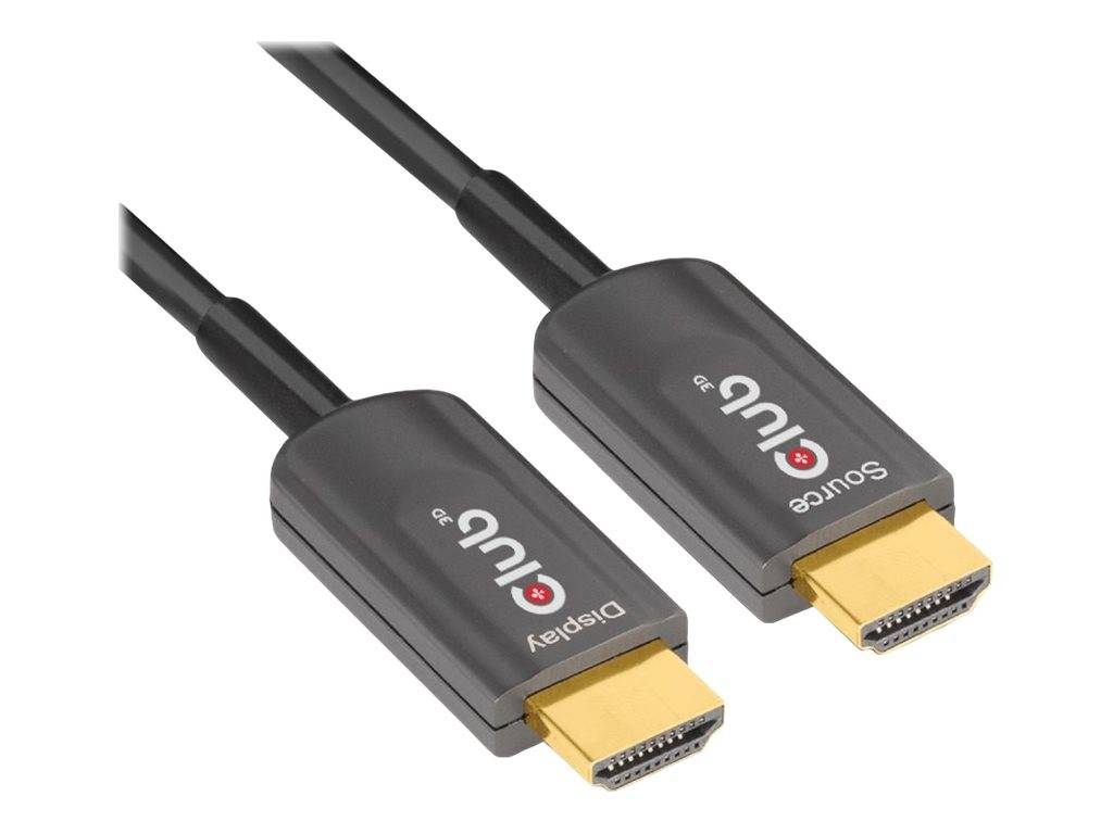 Club 3D CAC-1376 - Ultra High Speed - HDMI-Kabel - HDMI männlich bis HDMI männlich - 10 m - Active Optical Cable (AOC)