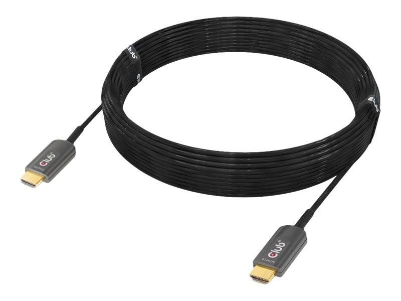 Club 3D CAC-1376 - Ultra High Speed - HDMI-Kabel - HDMI männlich bis HDMI männlich - 10 m - Active Optical Cable (AOC)