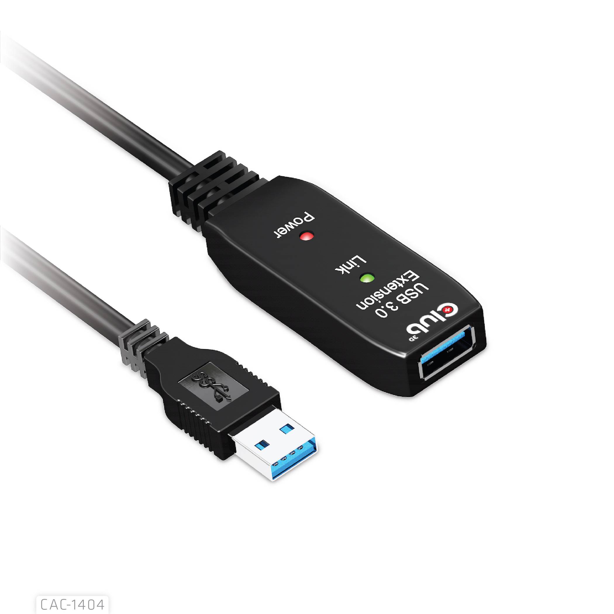 USB 3.2 Gen 1 USB-Verlängerungskabel 5m Schwarz