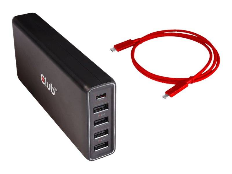 Club 3D - Dockingstation - USB-C 3.2 Gen 1 - VGA, HDMI, DP