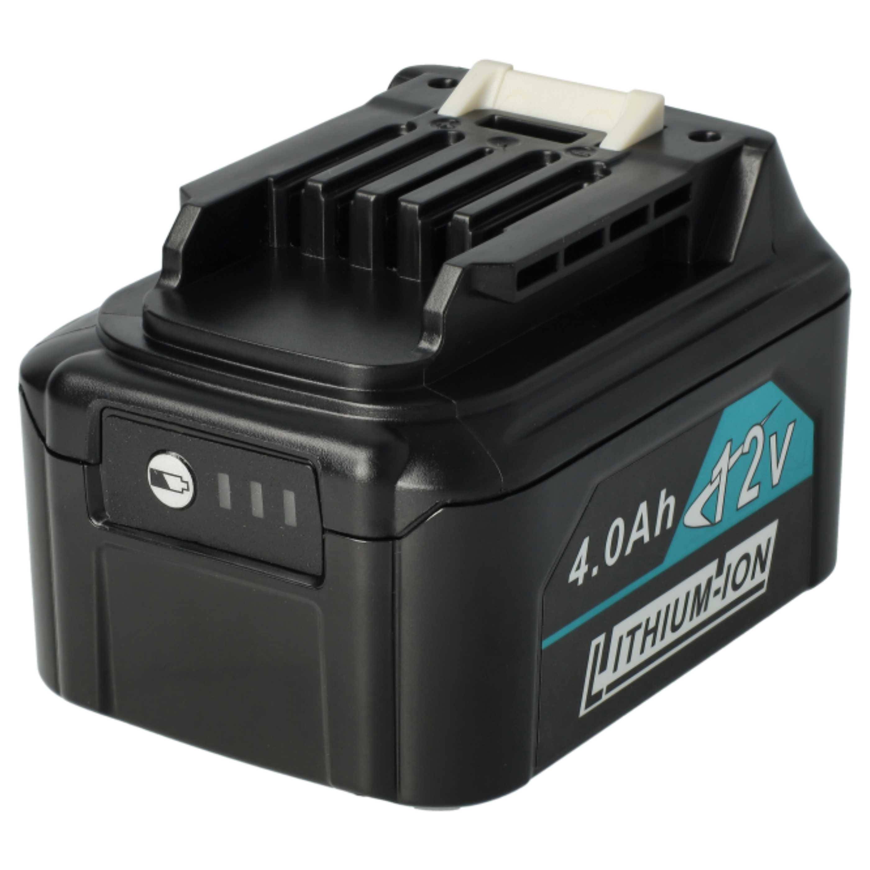 vhbw Akku kompatibel mit Makita TD110DWME, TD110DWAE, TD110DSYE, TD110DSMJ, TD110DSAJ, TD110DSME Werkzeug (4000 mAh, Li-Ion, 12 V)